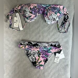 Vera Bradley Pink and Purple Floral Bikini